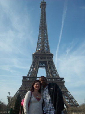 karen colemen and husband in france